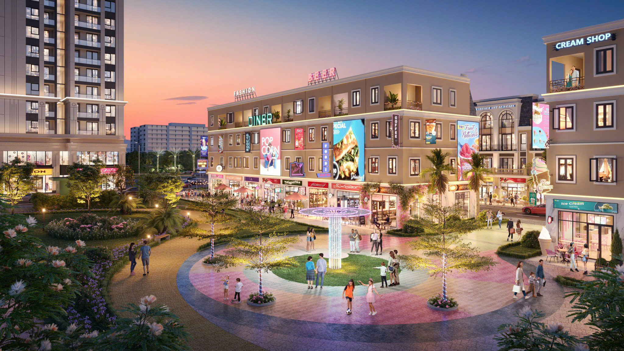 Cần bán căn góc xẻ khe dãy Hoàng Gia 2 view công viên Golden Point, Đồng Hòa, Kiến An, Hải Phòng.