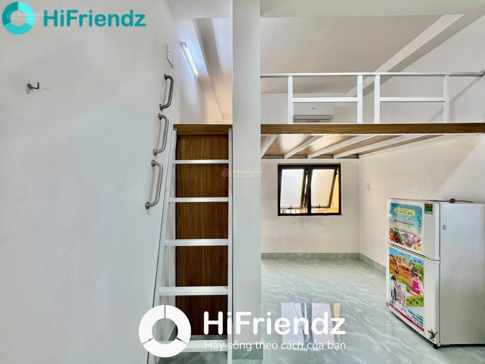 Cho thuê gác balcon 30m2, máy giặt riêng full NT ngay CMT8 CV Lê Thị Riêng, Cư Xá Bắc Hải Q10