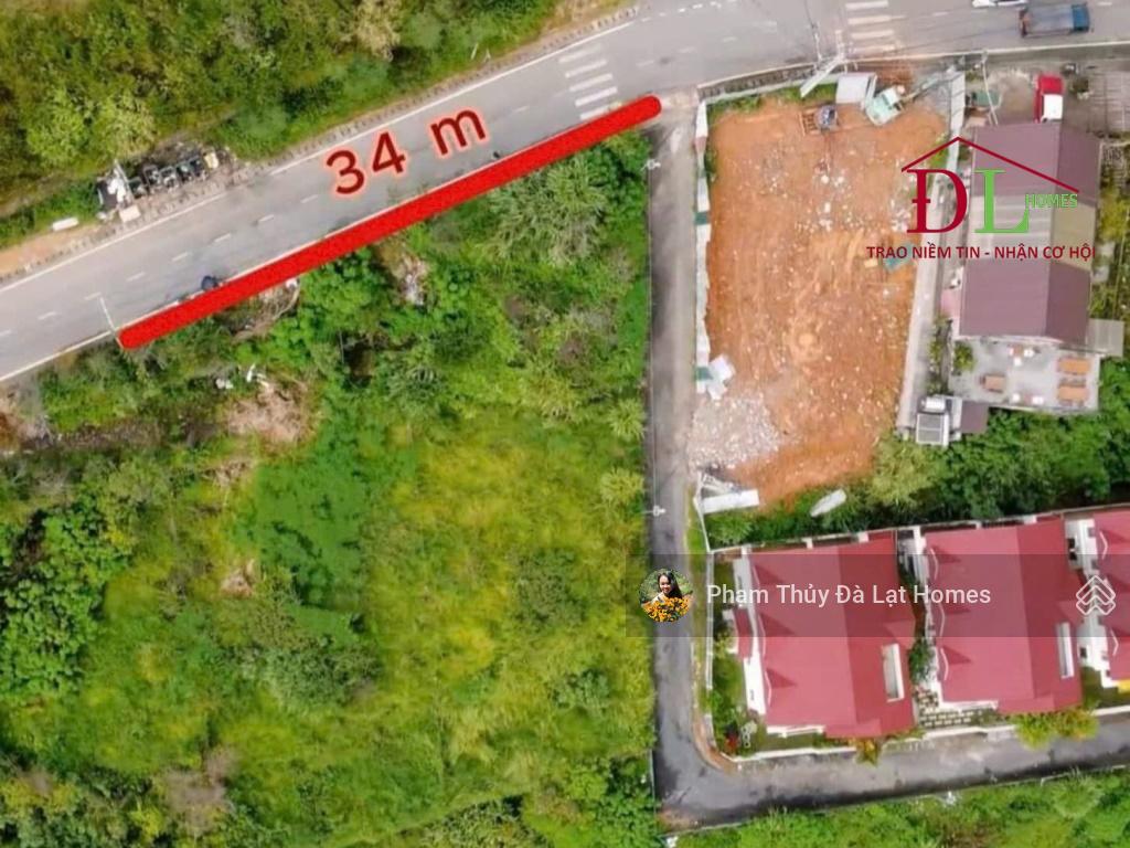 Bán lô đất 2 mặt tiền đường Đống Đa, Đà Lạt, DT 1878,8m2 toàn bộ thổ cư giá 77tr/m2