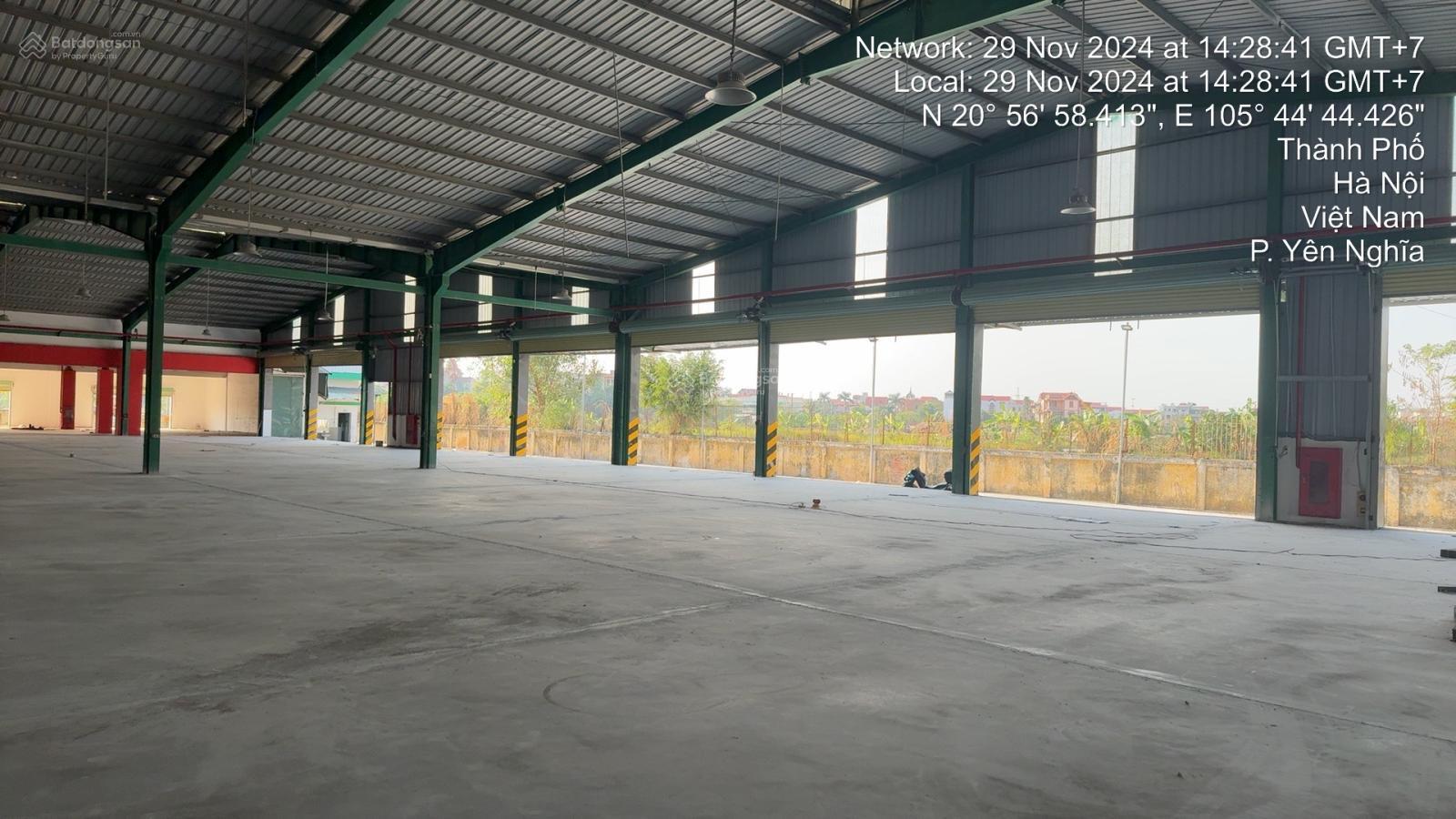 Cho thuê nhà kho, nhà xưởng diện tích 1000m2 tại Nội Bài Hà Nội