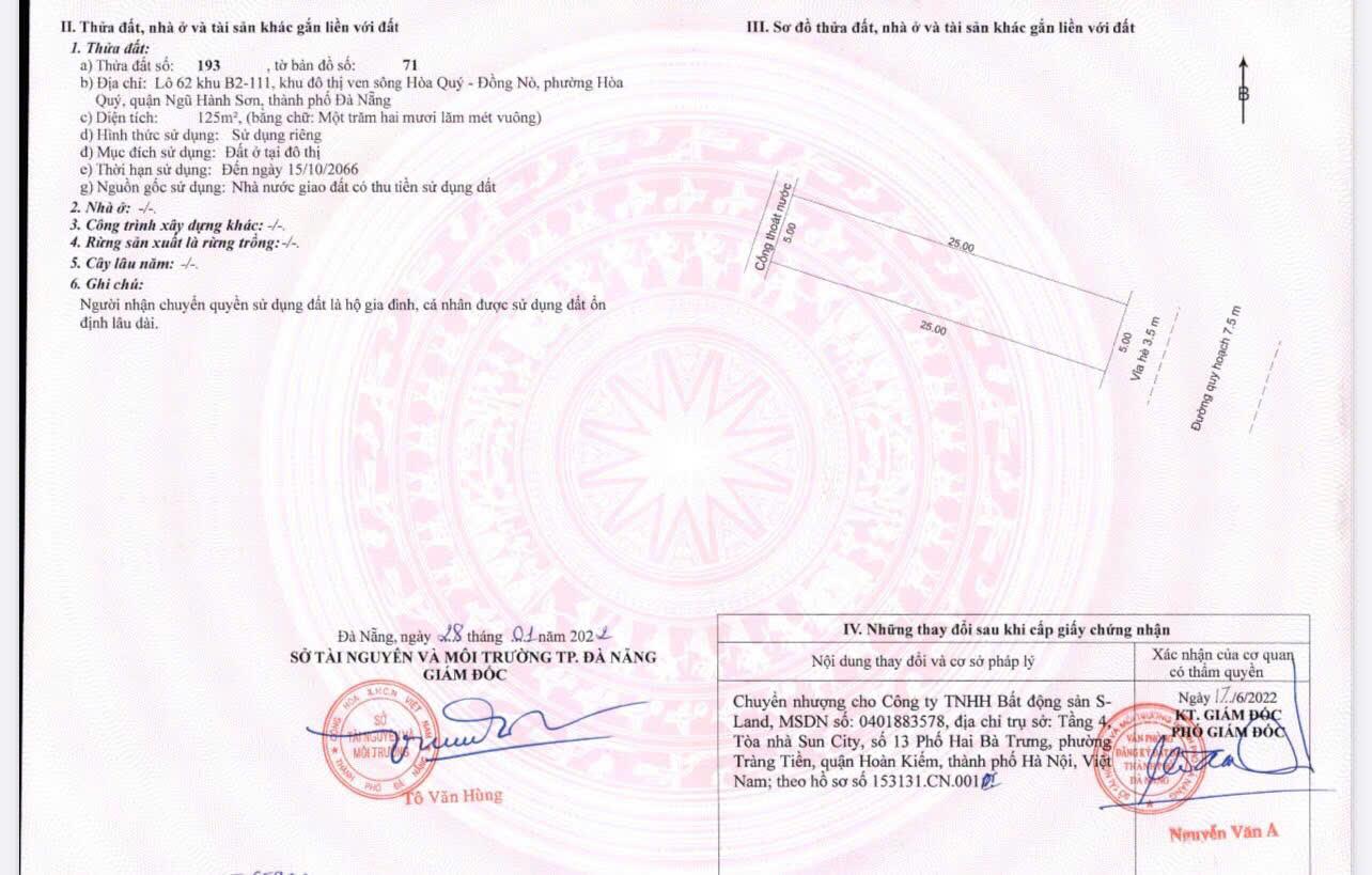 CẶP ĐẤT SIÊU ĐẸP 250M2 KĐT HOÀ XUÂN - GIÁ RẺ HƠN THỊ TRƯỜNG 500600 TRIỆU, MUA LÀ LỜI