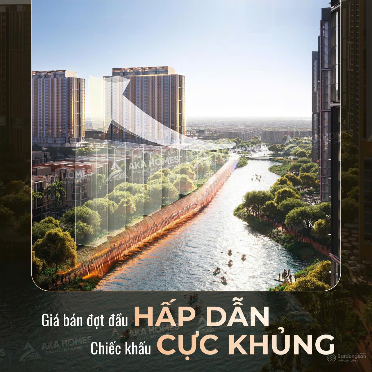 Căn hộ 2PN The Global City view kênh đào nhạc nước và sông thoáng đẹp