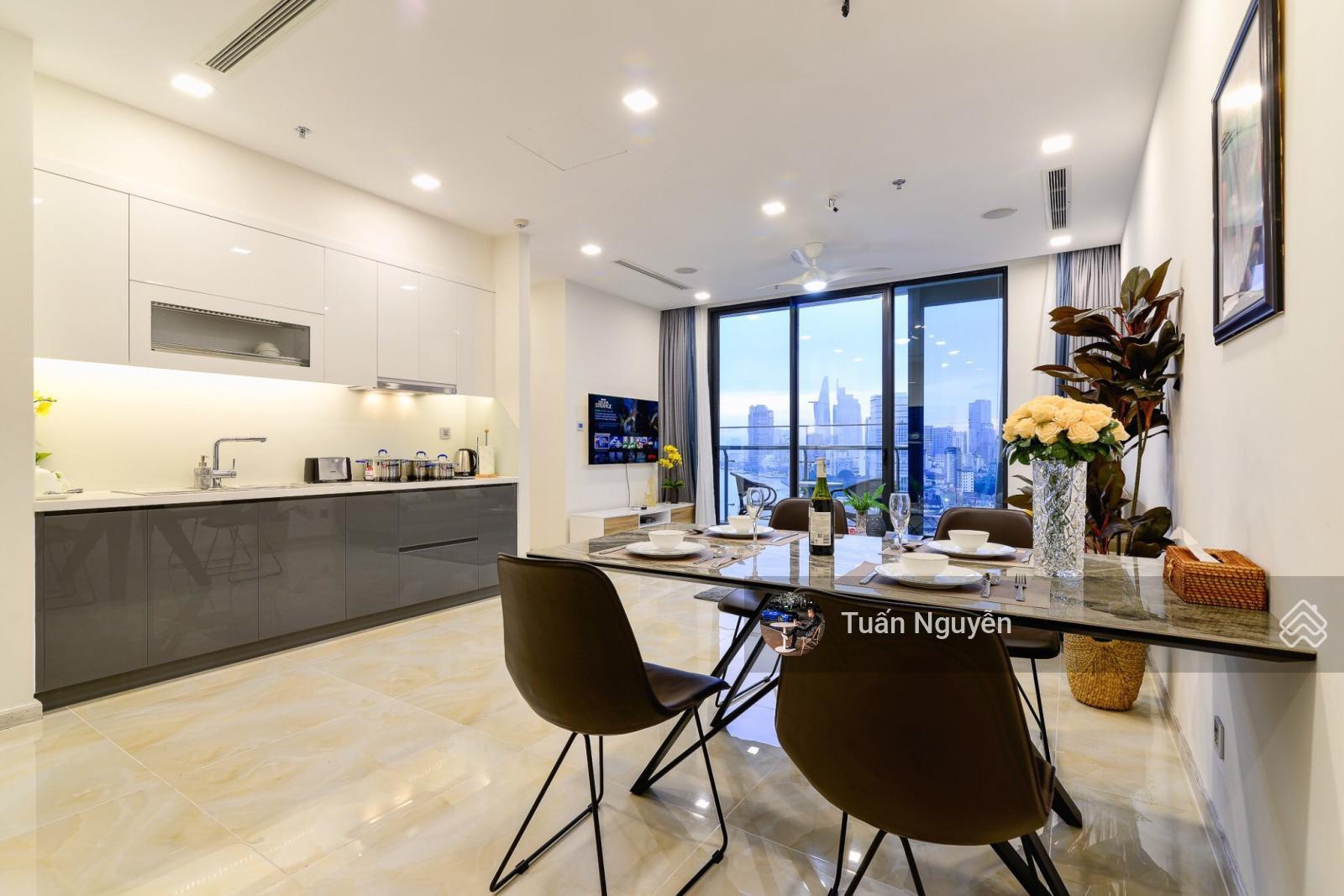 Giảm 4tr cho thuê gấp! CH 2PN Vinhomes Golden River View Bitexco giá 23tr - LH 0903 147 ***