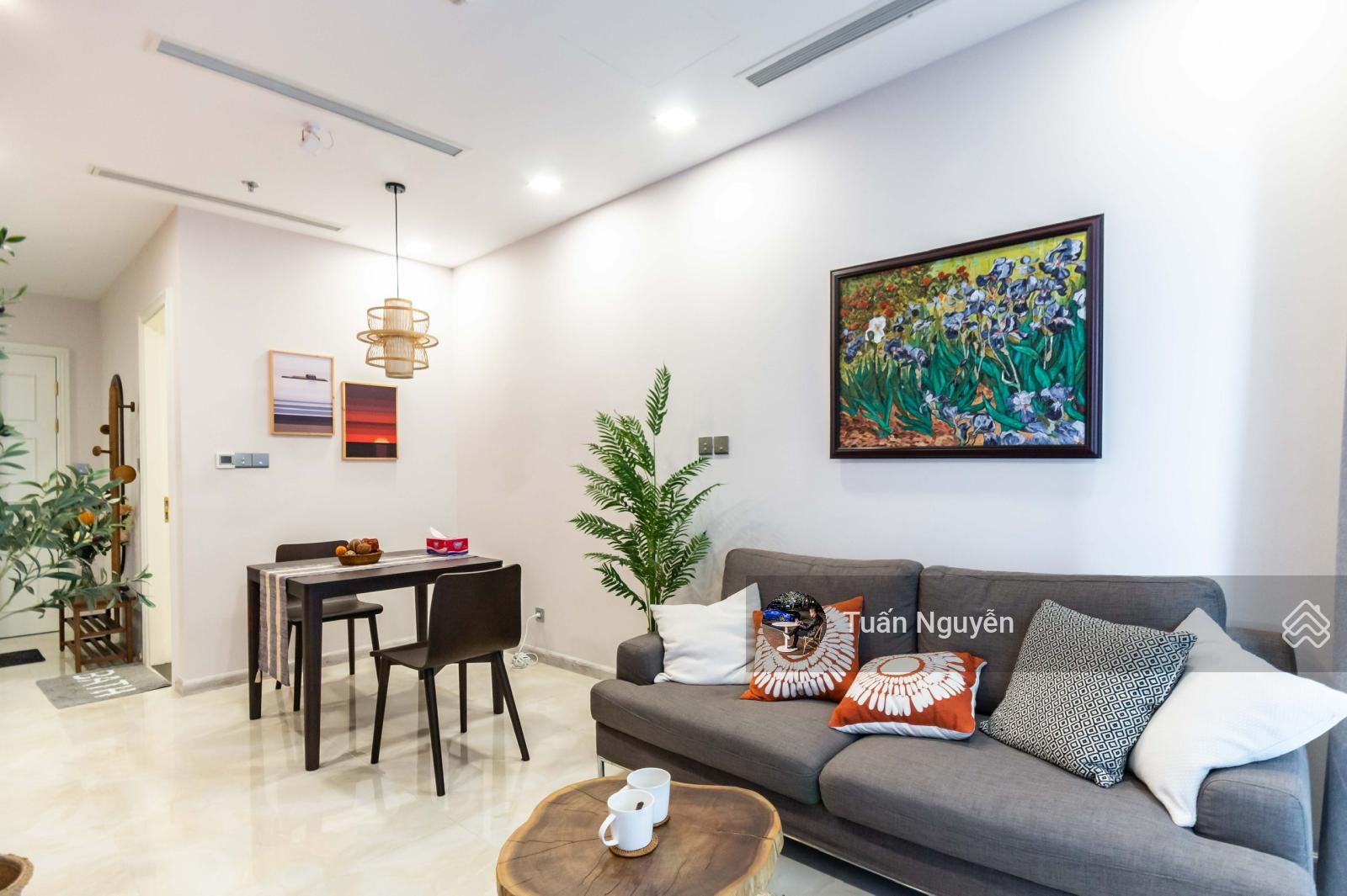 Chính chủ cho thuê Vinhomes Bason 1PN full nội thất thiết kế đẹp giá 19tr - LH 0903 147 ***
