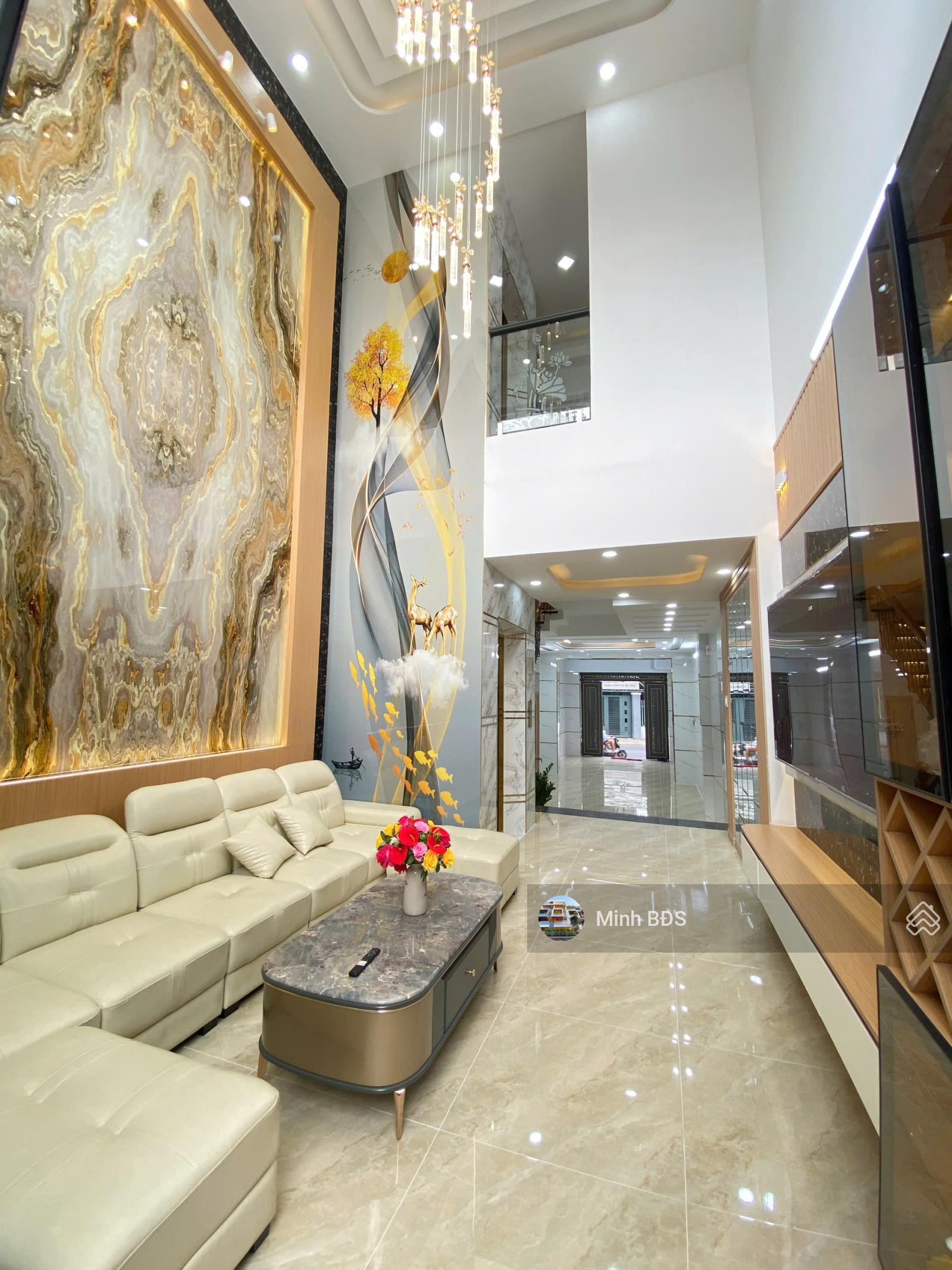 Nhà siêu đẹp 5 lầu, 4,1x23m full nội thất, có thang máy mặt tiền Hương Lộ 2 - Mã Lò giáp Q. Tân Phú