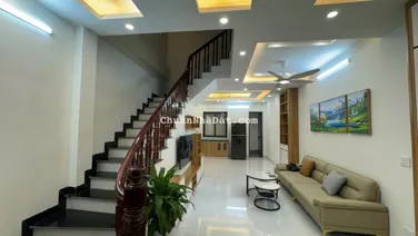 Cho thuê nhà riêng ngõ 173 Hoàng Hoa Thám DT 55m2 x 4 tầng 4PN mới đẹp full đồ 13 triệu/th