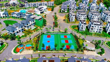 Biệt thự mẫu Sakura nhật bản 02 mặt thoáng view trực diện cụm sân thể thao | vị trí đẹp - giá tốt