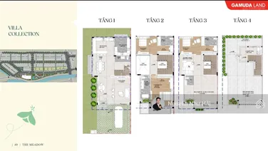 Bán biệt thự Trần Văn Giàu 420m2, ngang 20m dài 21m Meadow Bình Chánh. Giá 14,x tỷ. Giao nhà 2025