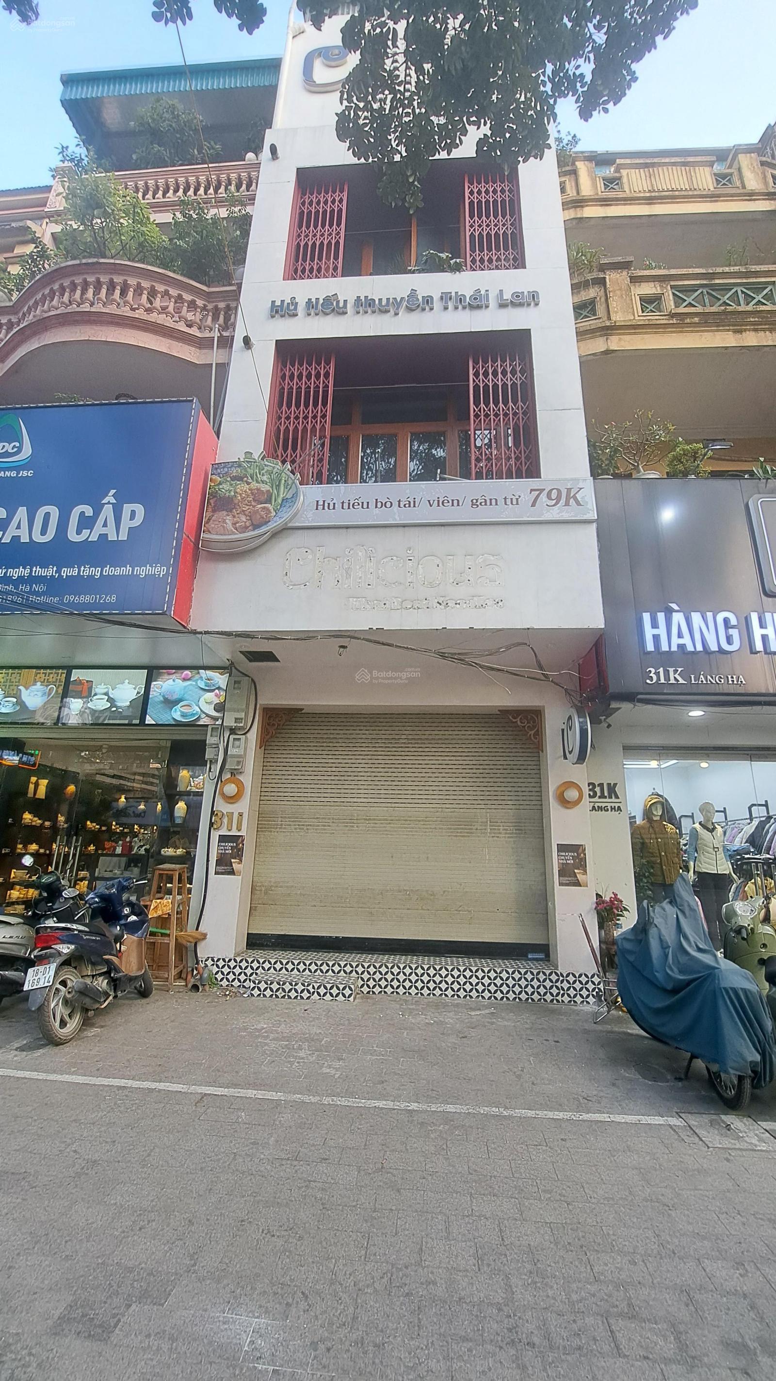 Bán gấp nhà mặt phố Láng Hạ kinh doanh tốt 73m 4 tầng, Thông sàn.