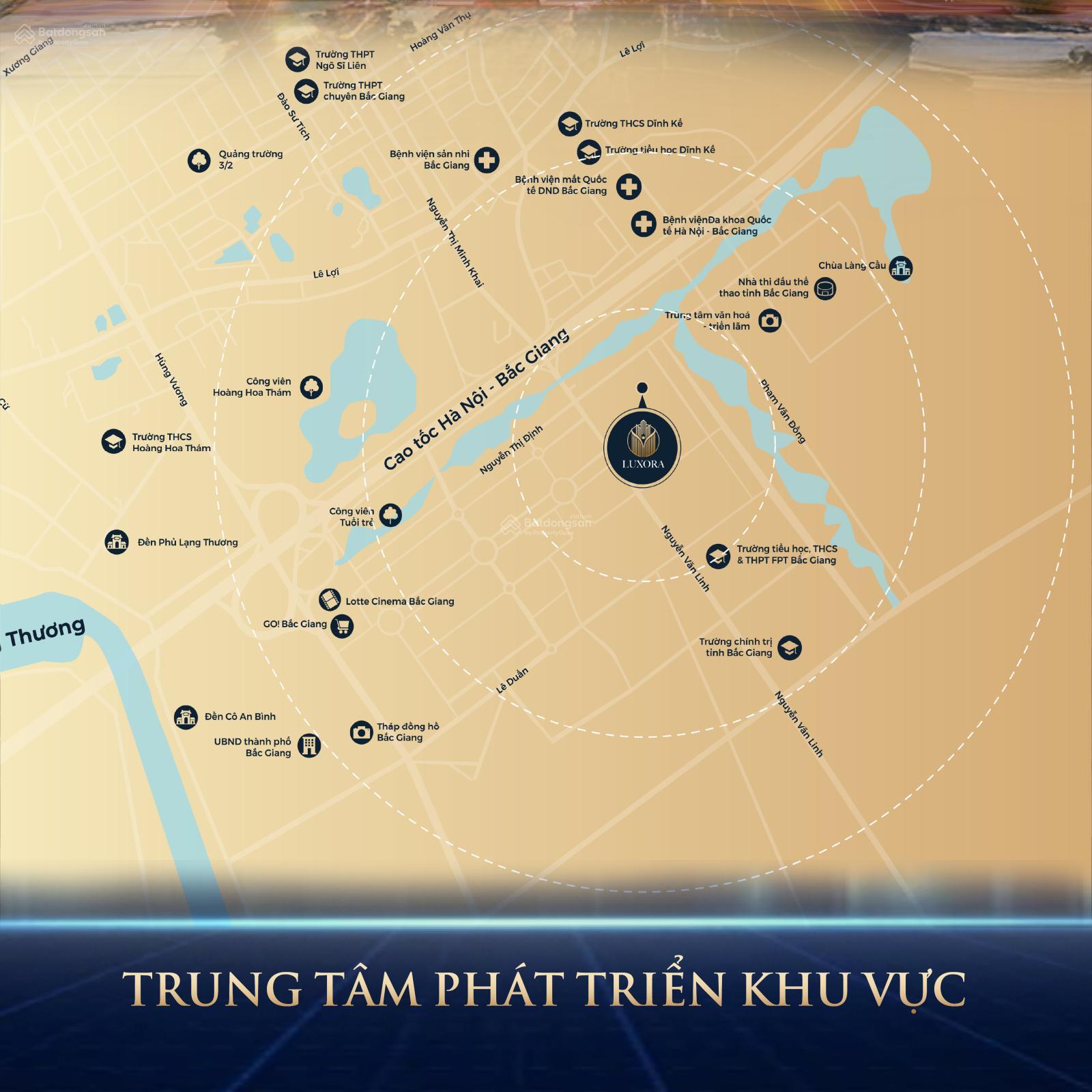 Bán Chung cư tháp đôi Luxora thành phố Bắc Giang