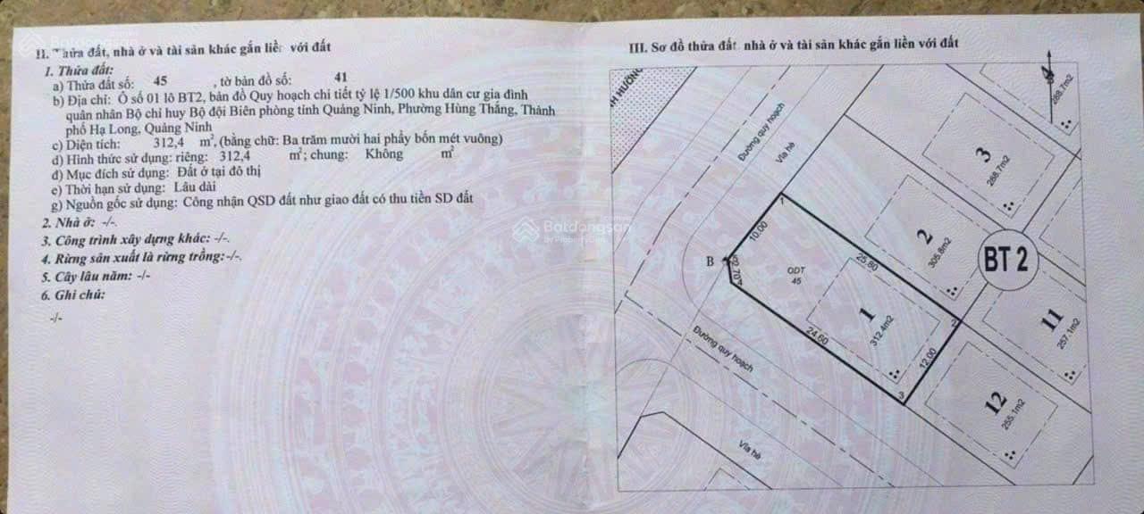 Bán đất tái định cư Biên Phòng, lô góc và lô cạnh góc, giá đầu tư