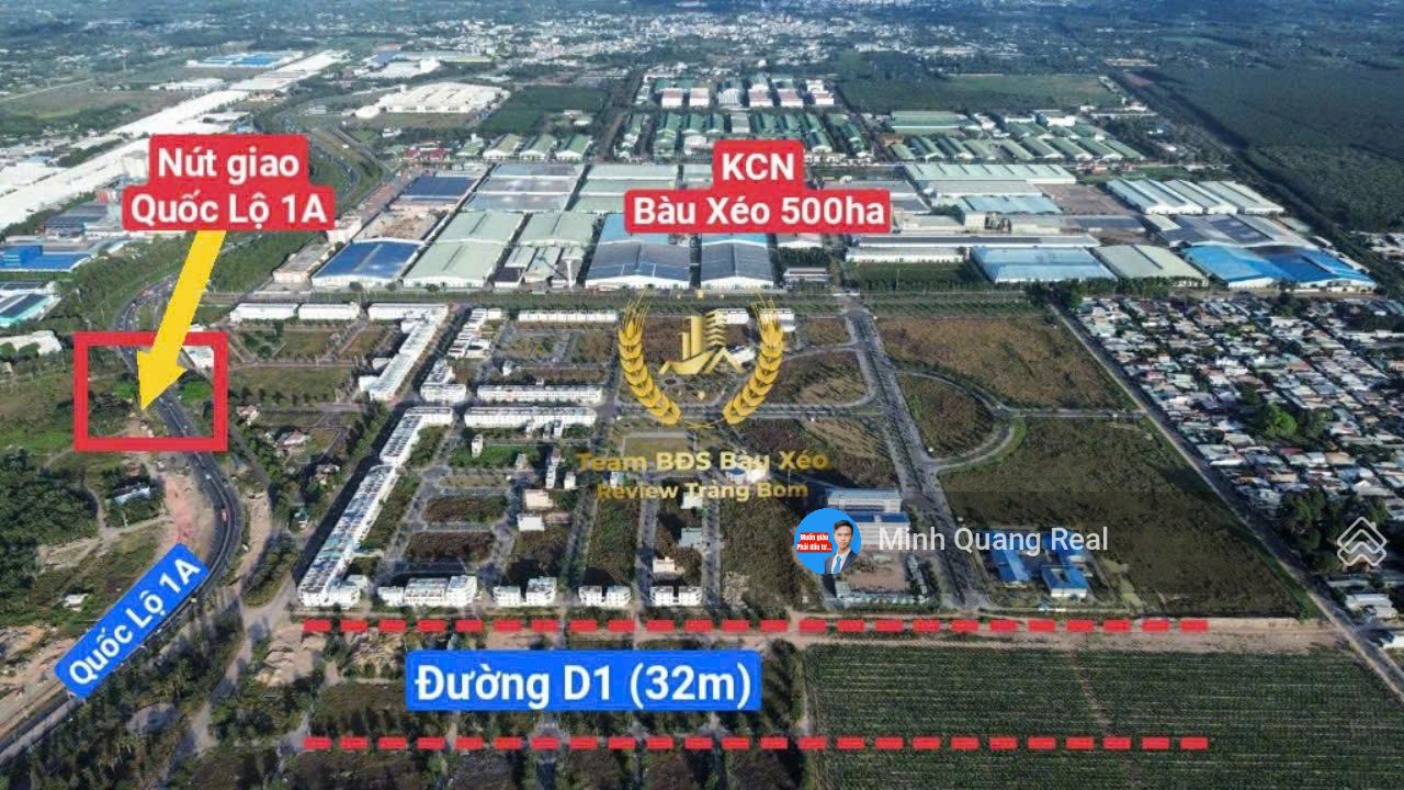 Giỏ hàng đầu tư nhà/đất giá tốt nhất khu đô thị Bàu Xéo T6.2025, chỉ từ 1,4x tỷ/nền