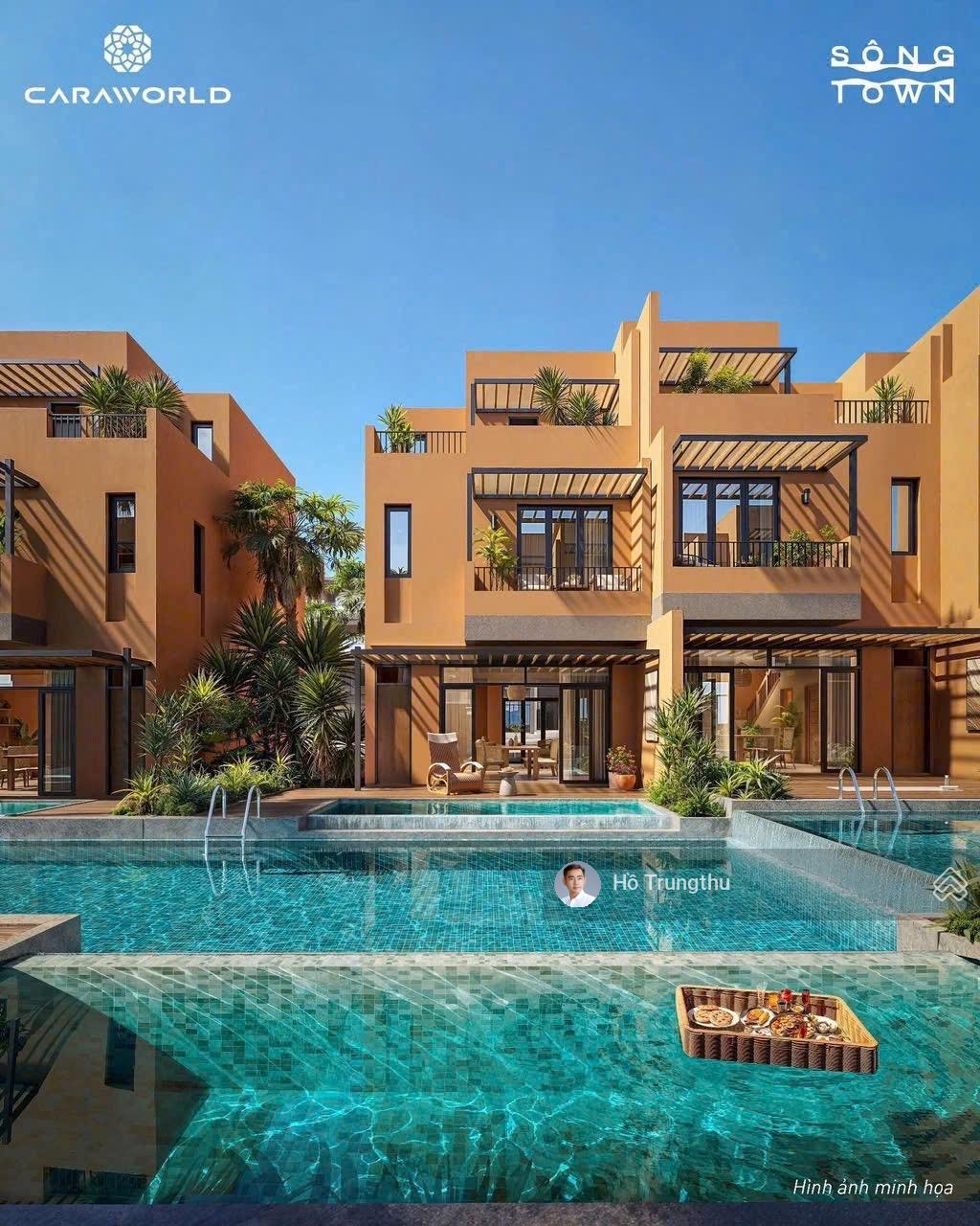 Nhà phố nghỉ dưỡng hồ bơi riêng Bãi Dài 6,4 tỷ/căn sổ hồng lâu dài - LH 0901 007 *** Em Thu