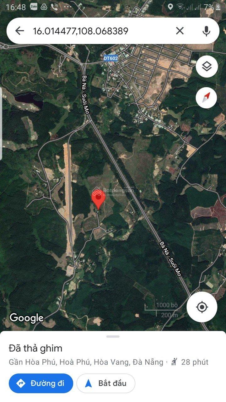 Đất cần bán gần sân golf Bà Nà hơn 80 ngàn m2 tại xã Hòa Phú, Hòa Vang, vị trí đẹp đắc địa 45 tỷ