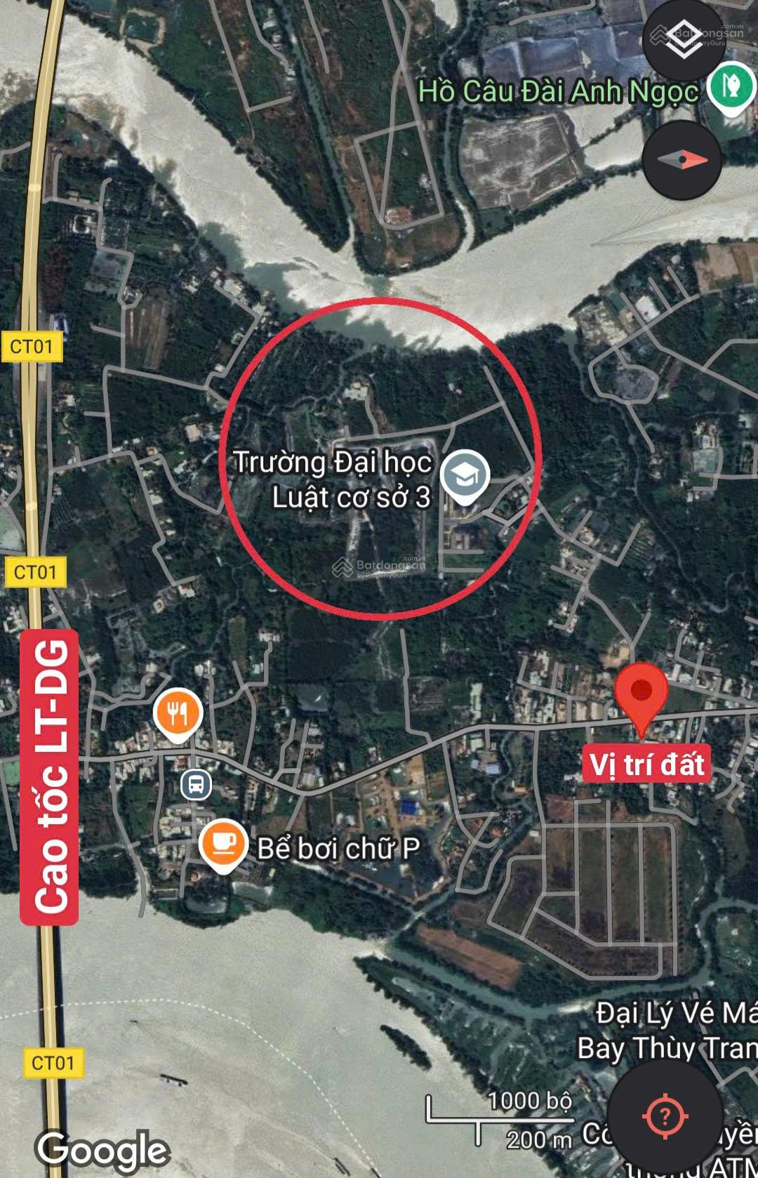 Đất thổ cư 200m2 (6x33) gần Làng Đại Học, đường nhựa 6m, cácH MT Long Phước 40m, P Long Phước, Q9