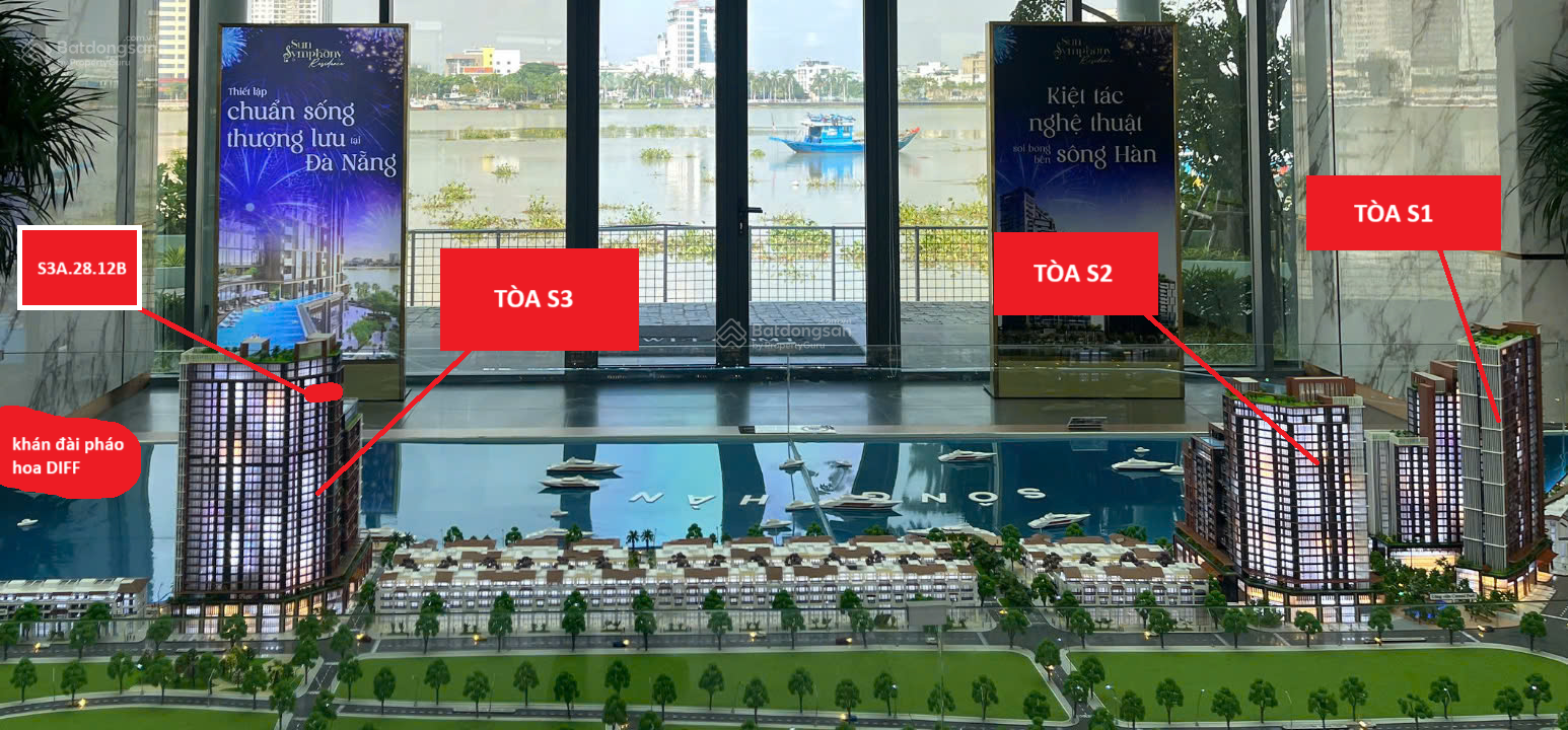 Quỹ ngoại giao căn 2PN diện tích 87m2 giá chỉ hơn 6 tỷ chút thôi, dự án trực diện sông Hàn Đà Nẵng