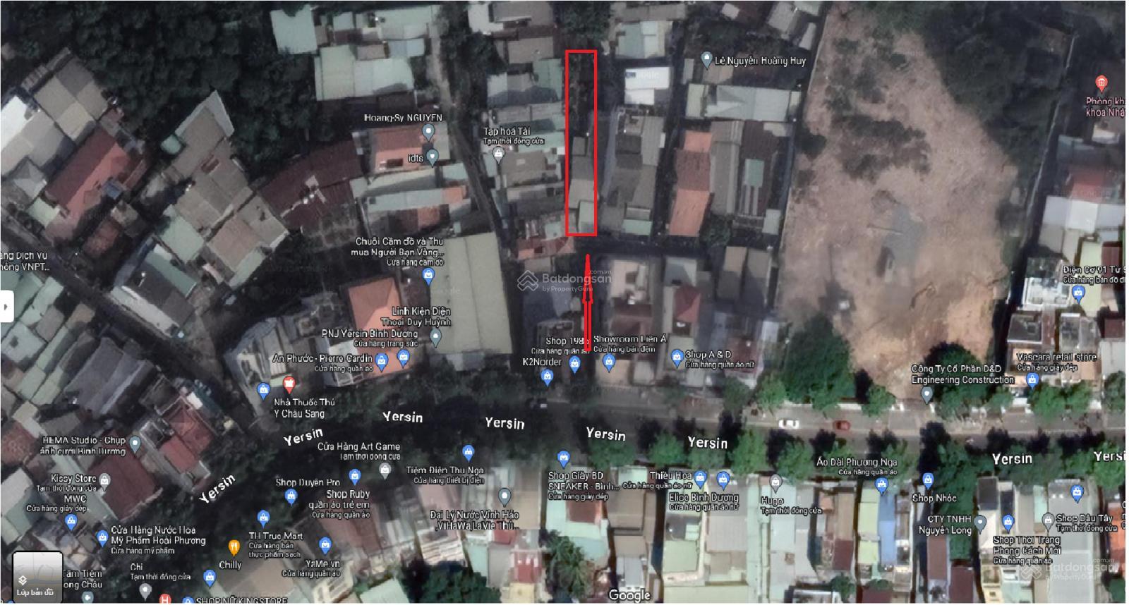Bán nhà giá dưới thị trường sâu full thổ cư đường Yersin, Bình Dương