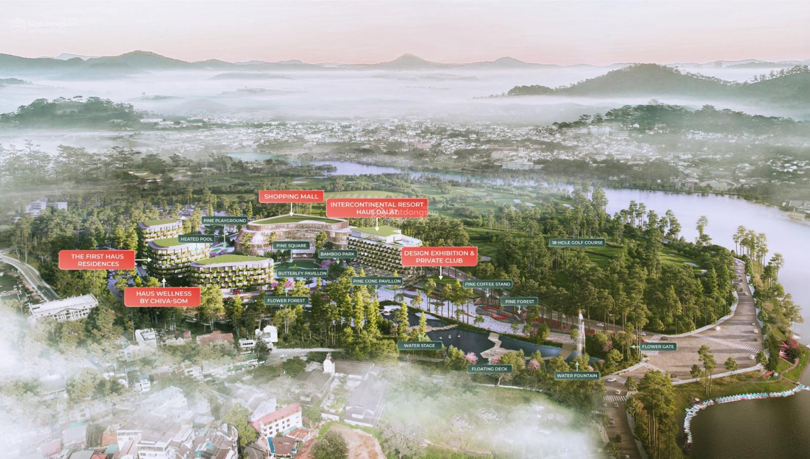 Bán căn hộ Haus Dalat| Haus Sky villa 2 phòng ngủ 113m2 sân vườn 20m, giá 49 tỷ