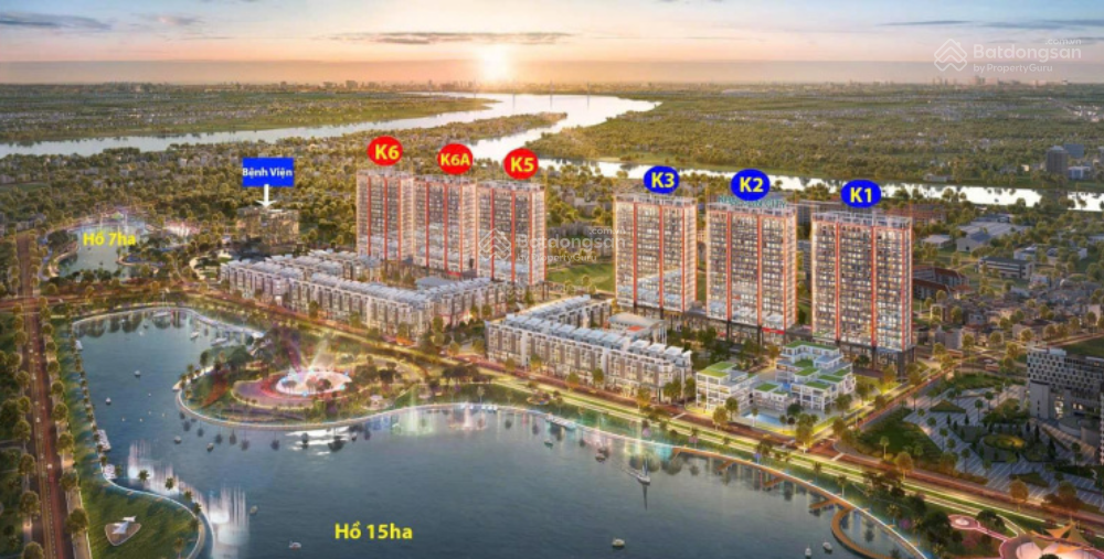 Mua trực tiếp CĐT: Chỉ từ 778 tr ký ngay HĐMB - sở hữu ngay căn 120m2 tầng cao view sông