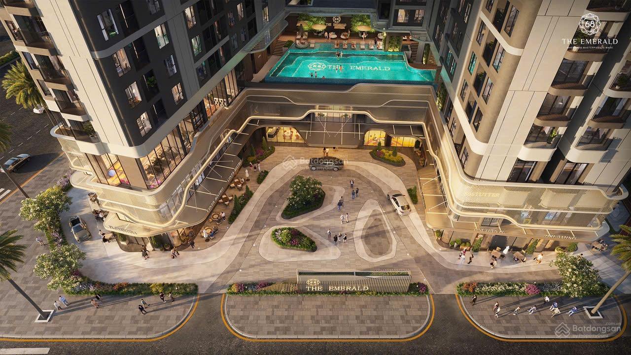 Căn 1PN + giá tốt nhất dự án Emerald 68 view hồ bơi cực đẹp - đa dạng tầng - đầu tư vốn 560 triệu