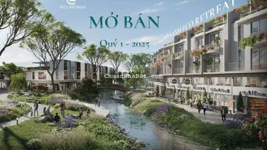 Booking - biệt thự sông Eco Retreat - viên ngọc xanh ngay cửa ngõ phía Tây TP.Hồ Chí Minh - Long An
