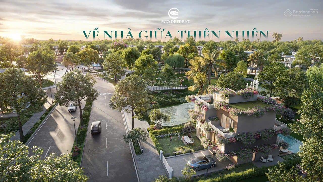 Booking - biệt thự sông Eco Retreat - viên ngọc xanh ngay cửa ngõ phía Tây TP.Hồ Chí Minh - Long An