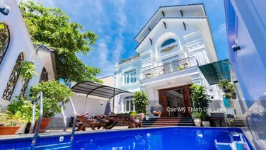 Biệt thự đẳng cấp khu Á Châu, Phường 2, hồ bơi, 299m2 sổ hồng hoàn công, 26 tỷ, gần biển Bãi Sau