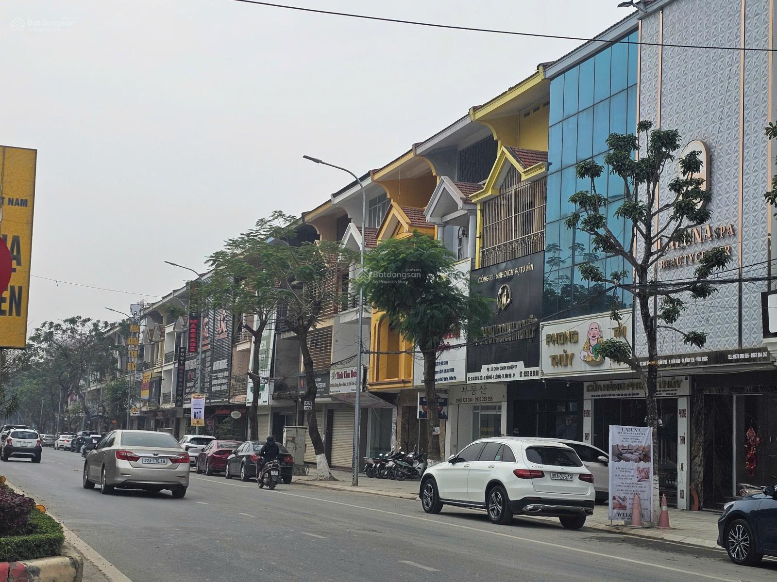 Bán nhà phố 4 tầng KĐT Hà Tiên, Vĩnh Yên, Vĩnh Phúc 115,5m2x5,5m mặt tiền, 11 tỷ