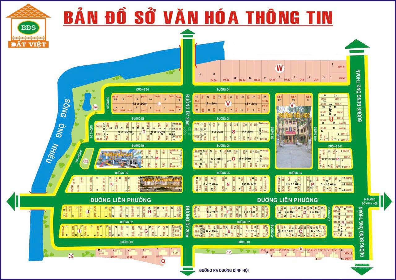 Hiếm rẻ! Bán nhanh nền vị trí đẹp nằm đối lưng đường Liên Phường tại KDC Sở Văn Hoá TT Q9 giá 7,6tỷ