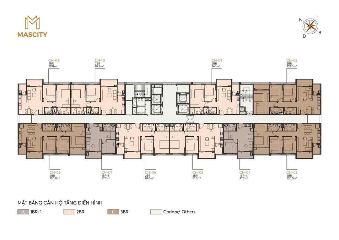 Bán chung cư Mascity Bắc Giang Giá chỉ từ 930tr - Căn hộ sang trọng, giá cực tốt