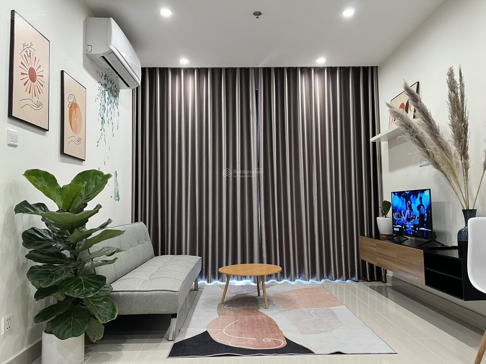 Cho thuê căn hộ 1PN + full nội thất Vinhomes Smart City, 9 triệu/tháng, miễn phí dv gần bãi đỗ xe