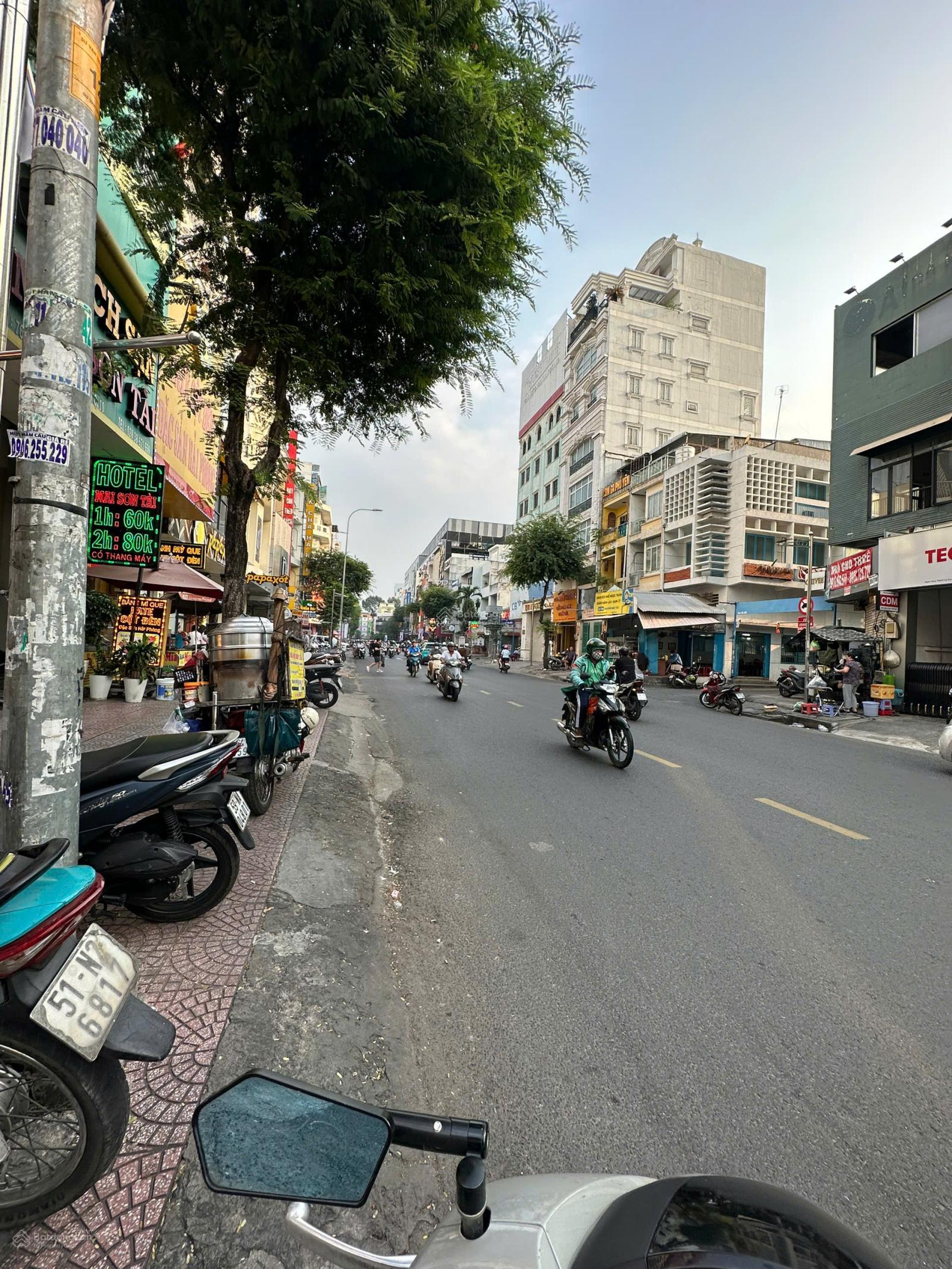 Bán nhà 2 mặt tiền 343A đường Sư Vạn Hạnh, P12, Q10, DT: 8x16 kết cấu hầm 6 tầng, HĐT 150 triệu