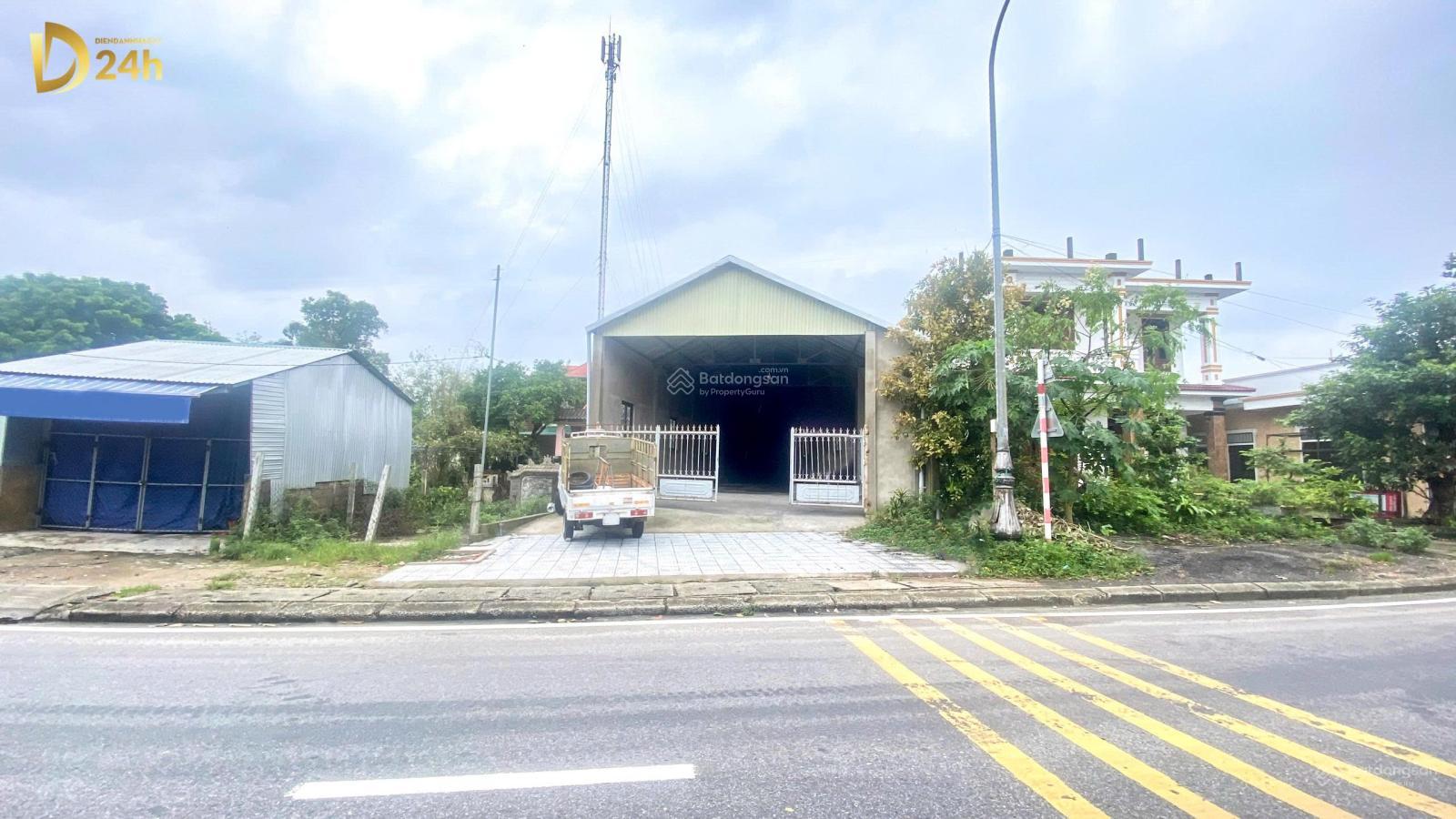 Bán đất tặng nhà xưởng mặt tiền ngang 8m đường Nguyễn Tất Thành về sân bay, gần chợ Dạ Lê