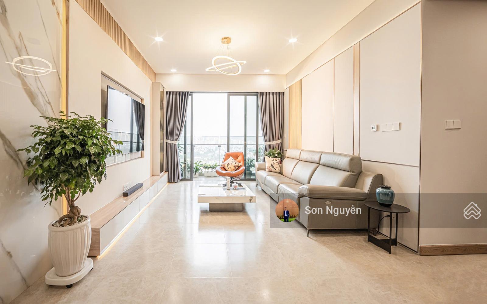 The River - cho thuê 3pn đẹp nhất dự án - tầng cao, view trực diện sông - bàn giao full NT cao cấp