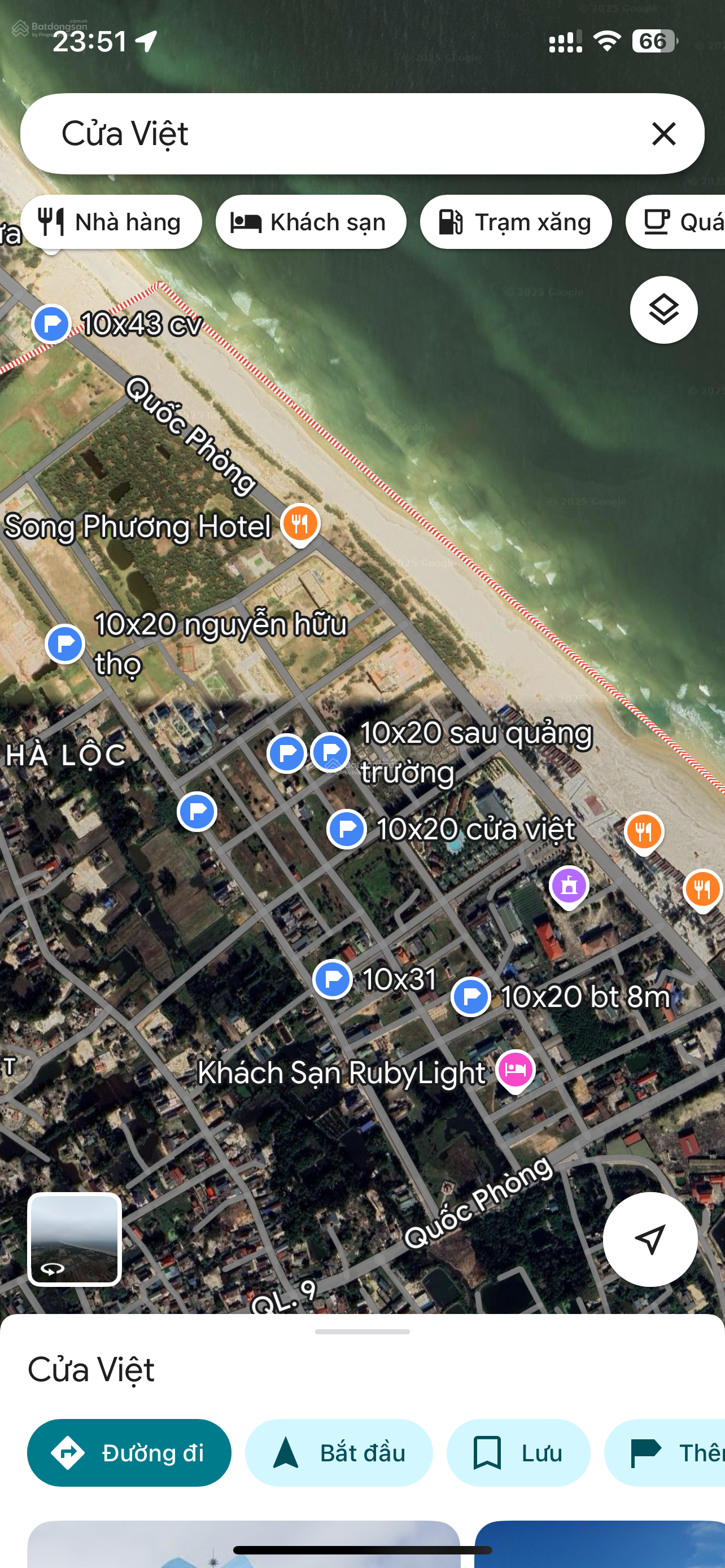 MT Nguyễn Hữu Thọ nhựa 24m hướng ĐN ô bàn cờ TT Cửa Việt Quảng Trị MT Nguyễn Hữu Thọ nhựa 24m hướng ĐN ô bàn cờ TT Cửa Việt Quảng Trị