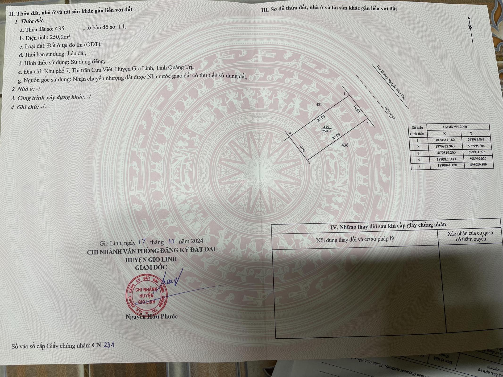 MT Nguyễn Hữu Thọ nhựa 24m hướng ĐN ô bàn cờ TT Cửa Việt Quảng Trị MT Nguyễn Hữu Thọ nhựa 24m hướng ĐN ô bàn cờ TT Cửa Việt Quảng Trị