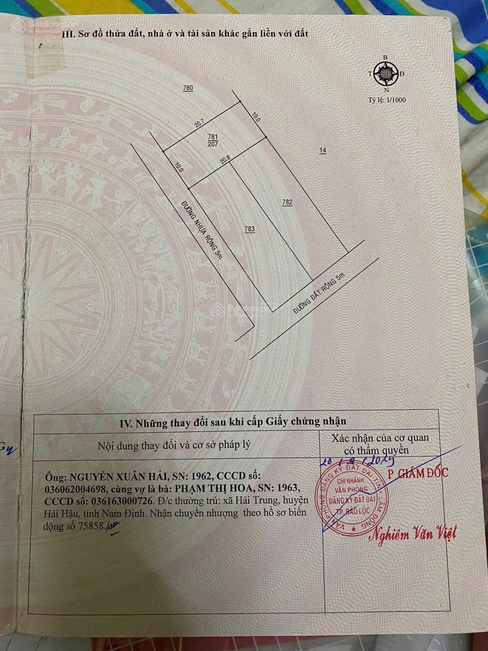 Tôi chủ bán lô 207m2 hẻm 134 Phùng Hưng, Lốc Tiến, Bảo Lộc (đất bên trái). Gửi cò 3% Tôi chủ bán lô 207m2 hẻm 134 Phùng Hưng, Lốc Tiến, Bảo Lộc (đất bên trái). Gửi cò 3%