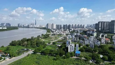 Bán nền BT góc 2 mặt tiền đường Vũ Phương Đề - trục đường lớn: Rộng 20m - (KDC Thủ Thiêm Villa)