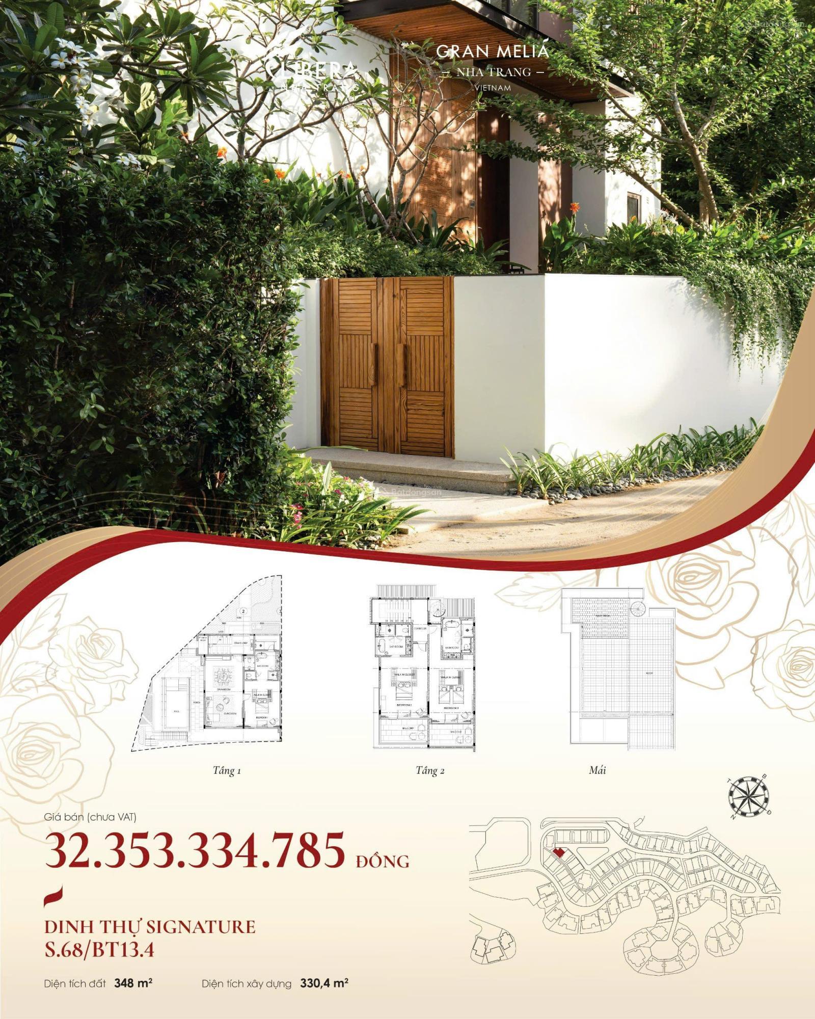 Giỏ hàng Biệt thự biển đã có sổ Gran Melia Nha Trang,Ân hạn 24Tháng. CK đến 21% . LH 0902 958 ***