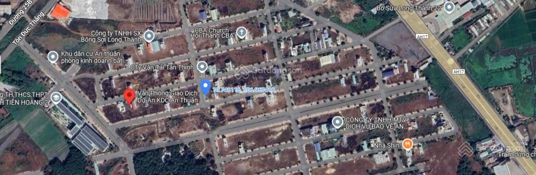 Cần bán lô góc 2MT 117m2 KDC An Thuận, giá 2tỷ550 ngay MT QL51 và 25B gần sân bay Long Thành sổ sẵn