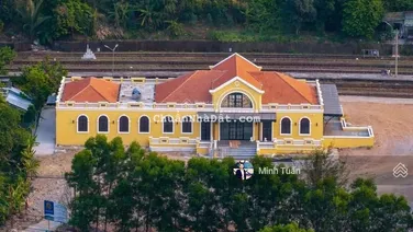 Bán thửa đất siêu hiếm - view ngắm trực diện tàu du lịch hơi nước và nhà ga tàu lửa độc đáo nhất VN