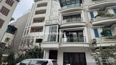 Chính chủ bán biệt thự sân vườn trung tâm Ba Đình, 2 mặt tiền, ô tô tránh, 128.5m2 4T MT7m