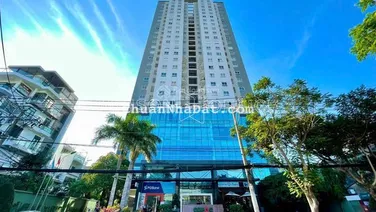 Cho thuê Copac Square view cao thoáng mát nhà sạch đẹp, 90m2 2pn 2wc full. Giá 15 triệu/tháng .