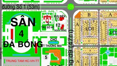 Cần bán nền nhà phố khu dân cư HUD Long Thọ, diện tích 100m2, khu dân cư đông giá bán
