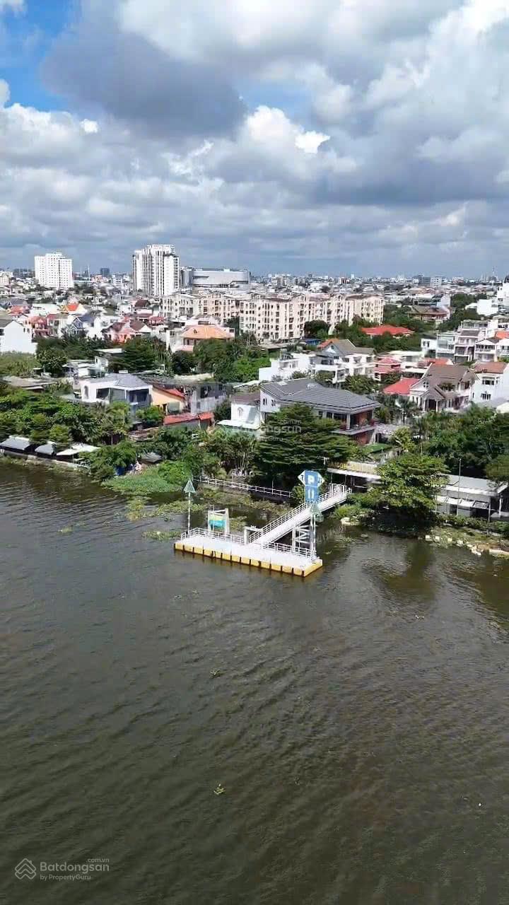 Đất 245m2 (10x24,5m), full thổ cư, ngay bờ sông rẻ nhất khu, xây biệt thự vườn ven sông