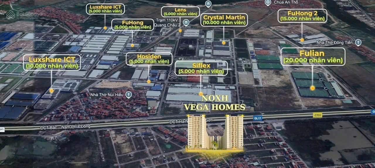 Tư vấn mua NOXH Vegahome - Evergreen Việt Yên Bắc Giang