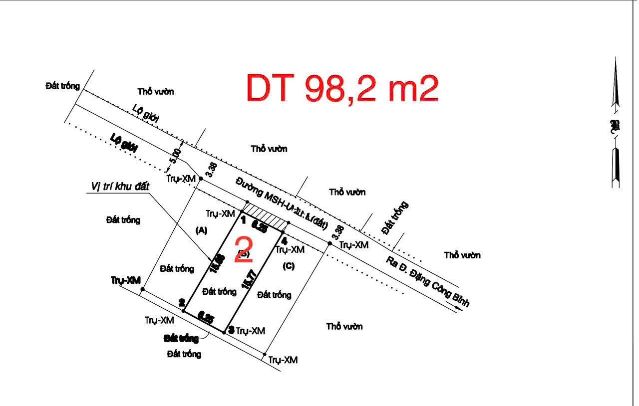 BÁN ĐẤT SỔ RIÊNG XUÂN THỚI SƠN HÓC MÔN 6,25m x 16,5m BÁN ĐẤT SỔ RIÊNG XUÂN THỚI SƠN HÓC MÔN 6,25m x 16,5m