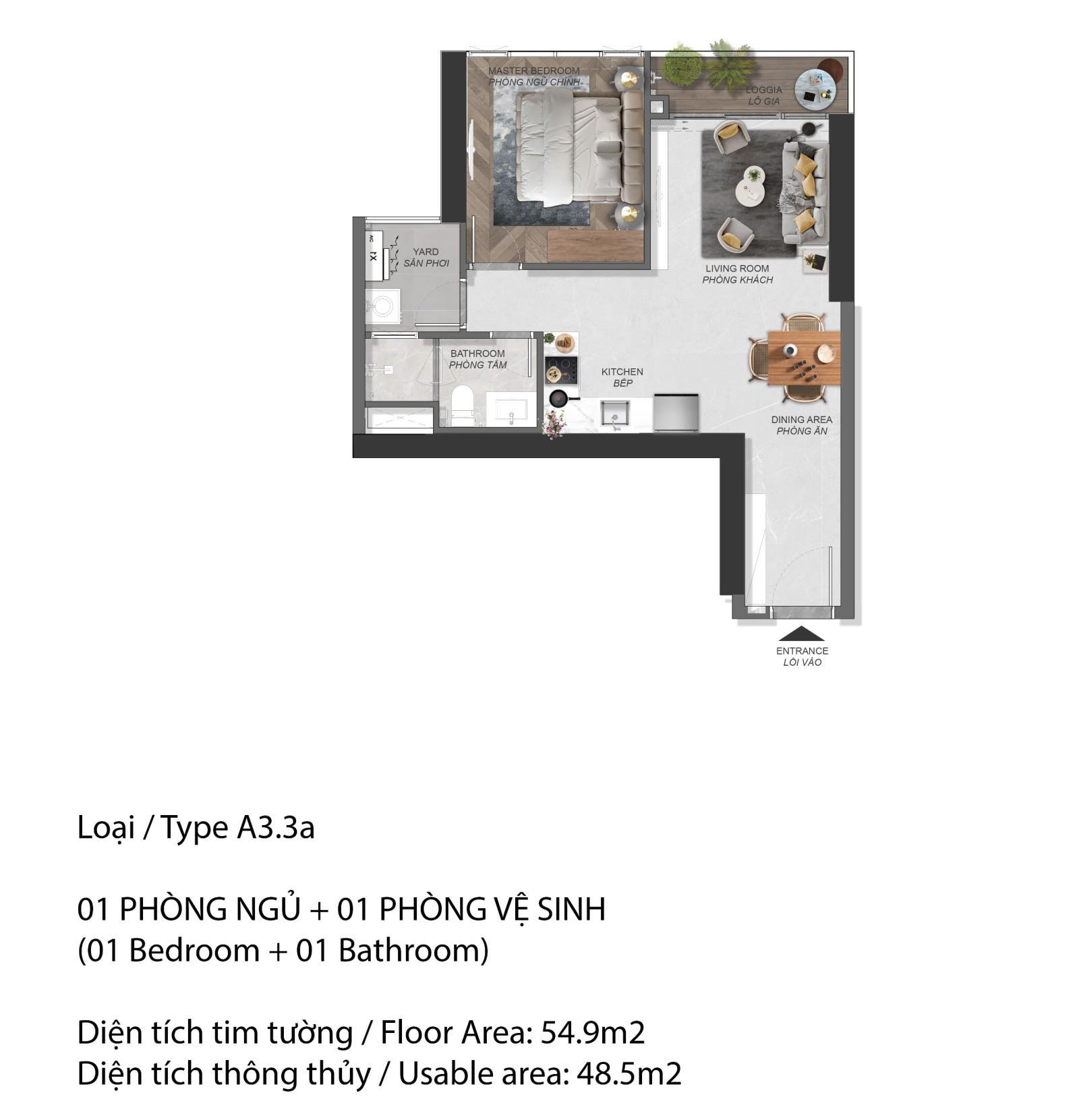 CẶP CĂN 1PN EATON PARK đập thông thành căn 2PN độc bản.