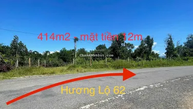Bán lô đất 2 mặt tiền HL62 Sông Cầu, cách KCN 800m. DT 414m2 giá 1,75 tỷ