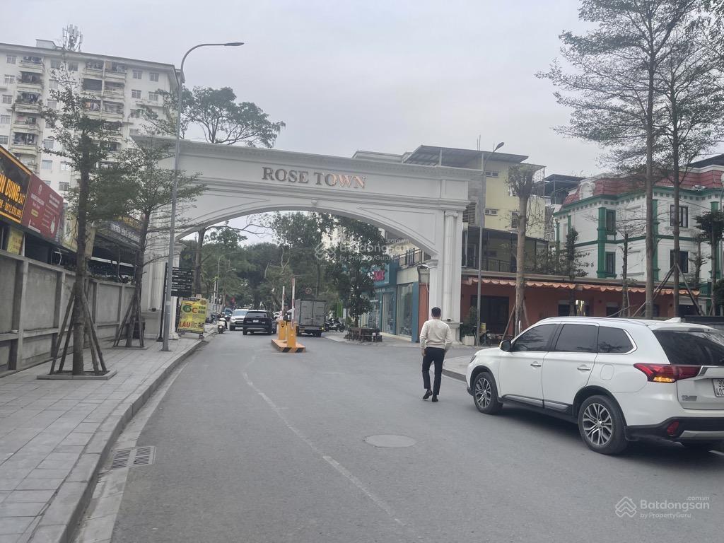Rẻ đẹp hiếm nhà bán khu liền kề Trần Thủ Độ Rose Town 130 m2, MT 6,5 m, giá 30 tỷ